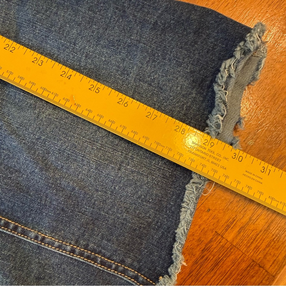 True Religion Dark Blue Denim western belted denim dress mini size small - Picture 5 of 12